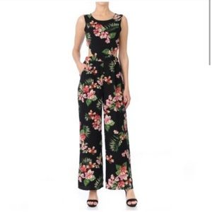 SUMMER 🌴 Ambiance Floral Jumpsuit